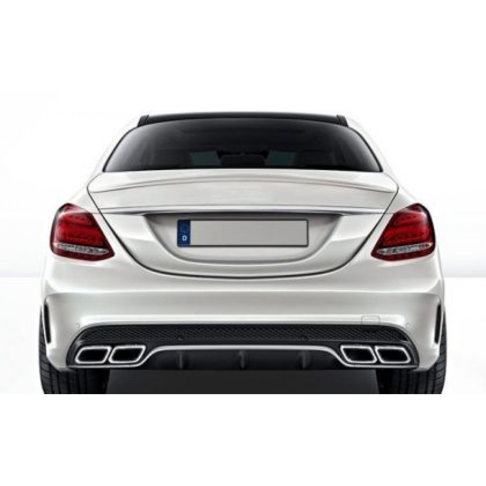 Лип спойлер за багажник Mercedes W205 C-Class (2014+) - AMG Design