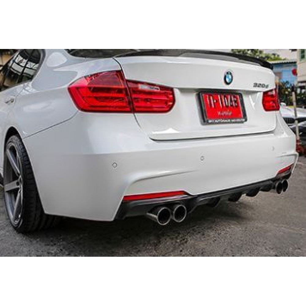 Дифузьор за 2 ауспуха BMW F30 (2011+) - M-Performance двоен за двоен накрайник