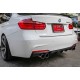 Дифузьор за 2 ауспуха BMW F30 (2011+) - M-Performance двоен за двоен накрайник