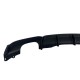 Дифузьор за 2 ауспуха BMW F30 (2011+) - M-Performance двоен за двоен накрайник