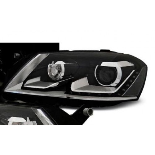 Кристални фарове VW PASSAT B7 (2010-2014)  - черни
