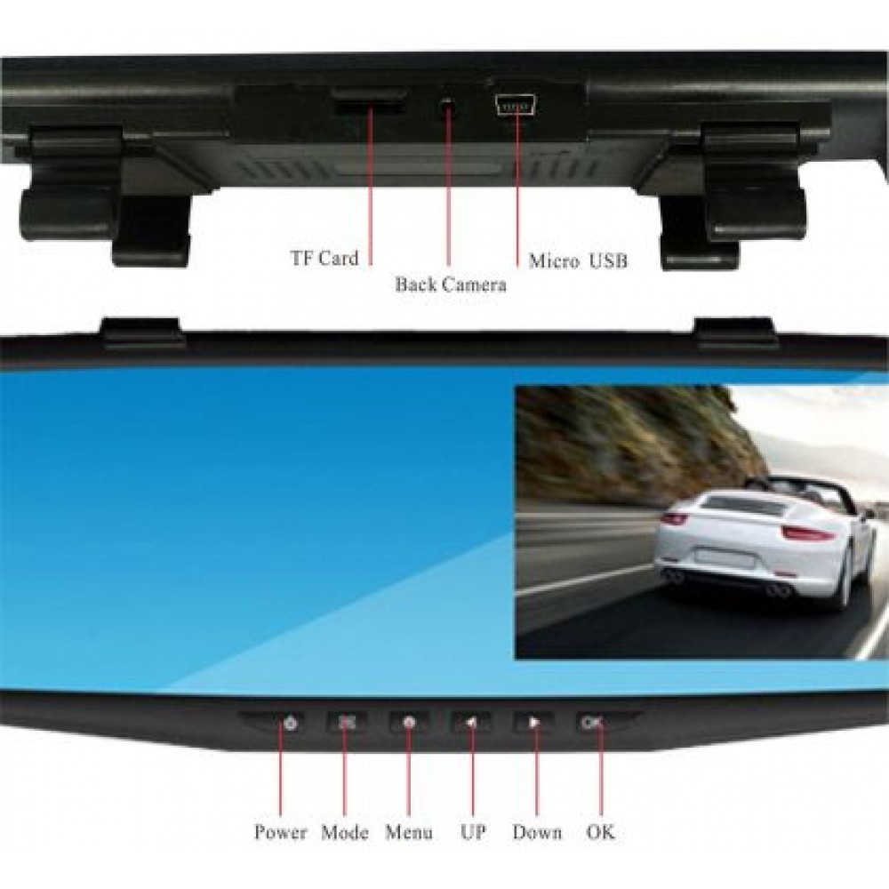 Видеорегистратор 1080 FULL HD с  4,3