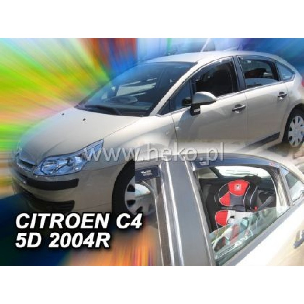 Ветробрани за CITROEN C4 I (2004-2010) 5 врати - 4бр. предни и задни