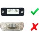 Плафони за осветление на задния номер за Mercedes W163 / W164 ML (1998-2008) / W251 R-CLASS, 72x26 mm