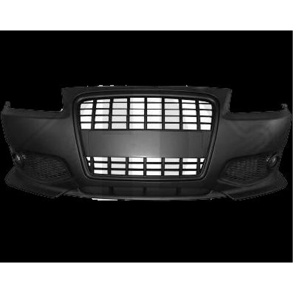 Тунинг предна броня за Audi A3 (1996-2003) - с черна решетка