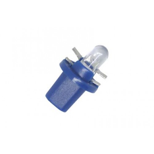Лед крушки тип B8.5 12V/2W - син цвят