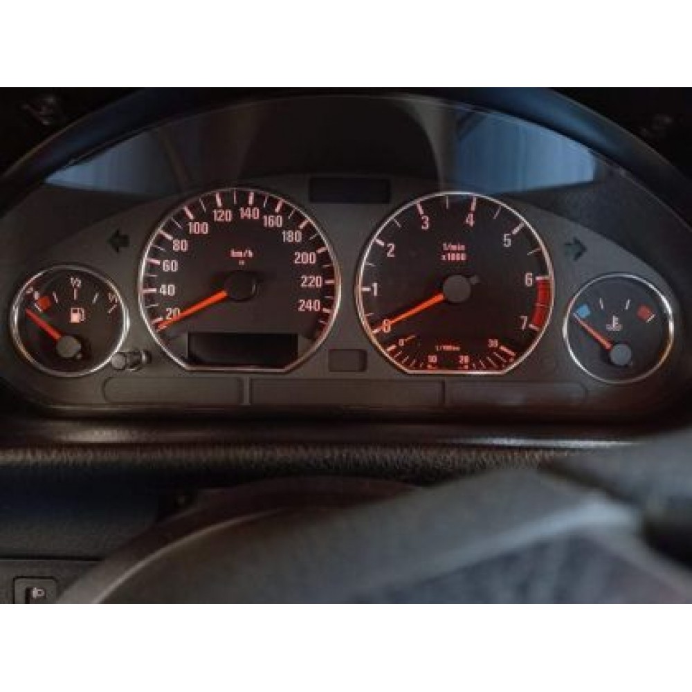 Рингове за табло за BMW E36 / Z3 (1991-1999) - хром