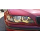 Ангелски Очи Диодни за BMW E46 седан, комби (1998-2005) / купе (1998-2003) с 60 диода - Бял цвят