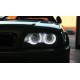 Ангелски Очи Диодни за BMW E46 седан, комби (1998-2005) / купе (1998-2003) с 60 диода - Бял цвят