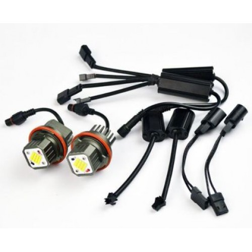 160W Лед крушки за ангелски очи за BMW E39 / E60 / E53 X5 / E65 / E87 / E63 - бял цвят