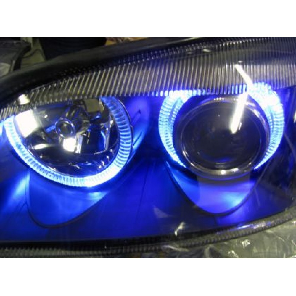 Кристални фарове  Angel Eyes BMW E39  (1995-2000) - черни