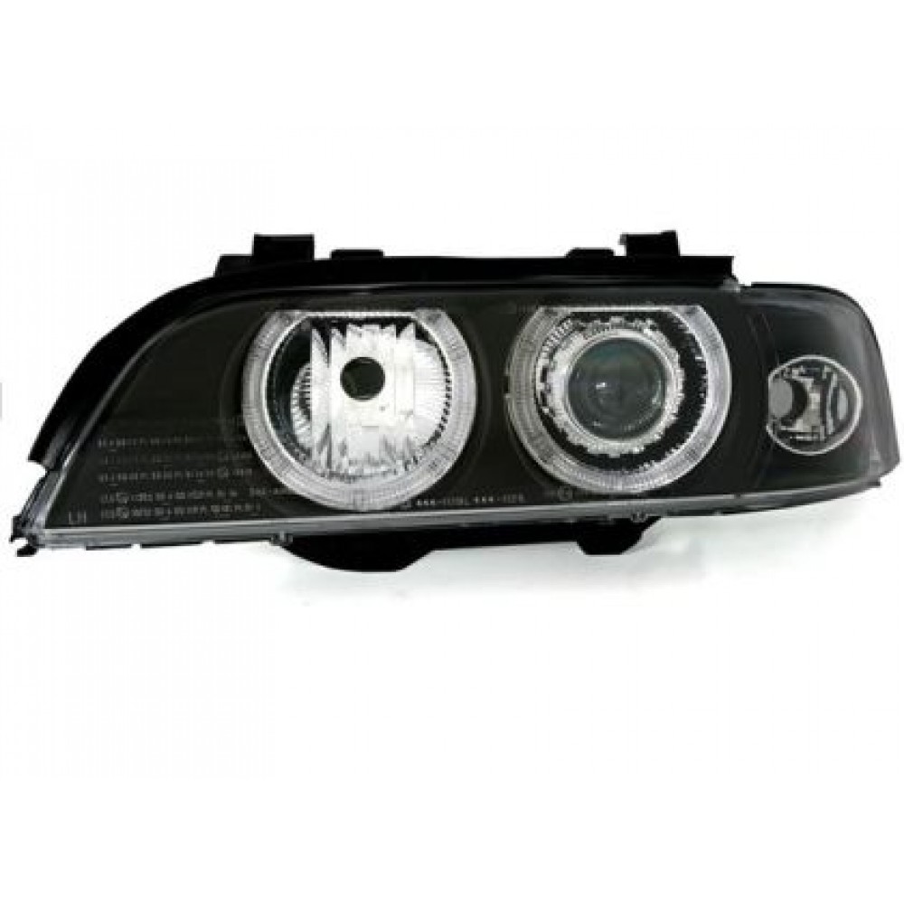 Кристални фарове  Angel Eyes BMW E39  (1995-2000) - черни