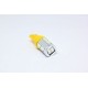 Лед крушки тип T10 5W с 10 SMD 5630 диода - Жълт цвят