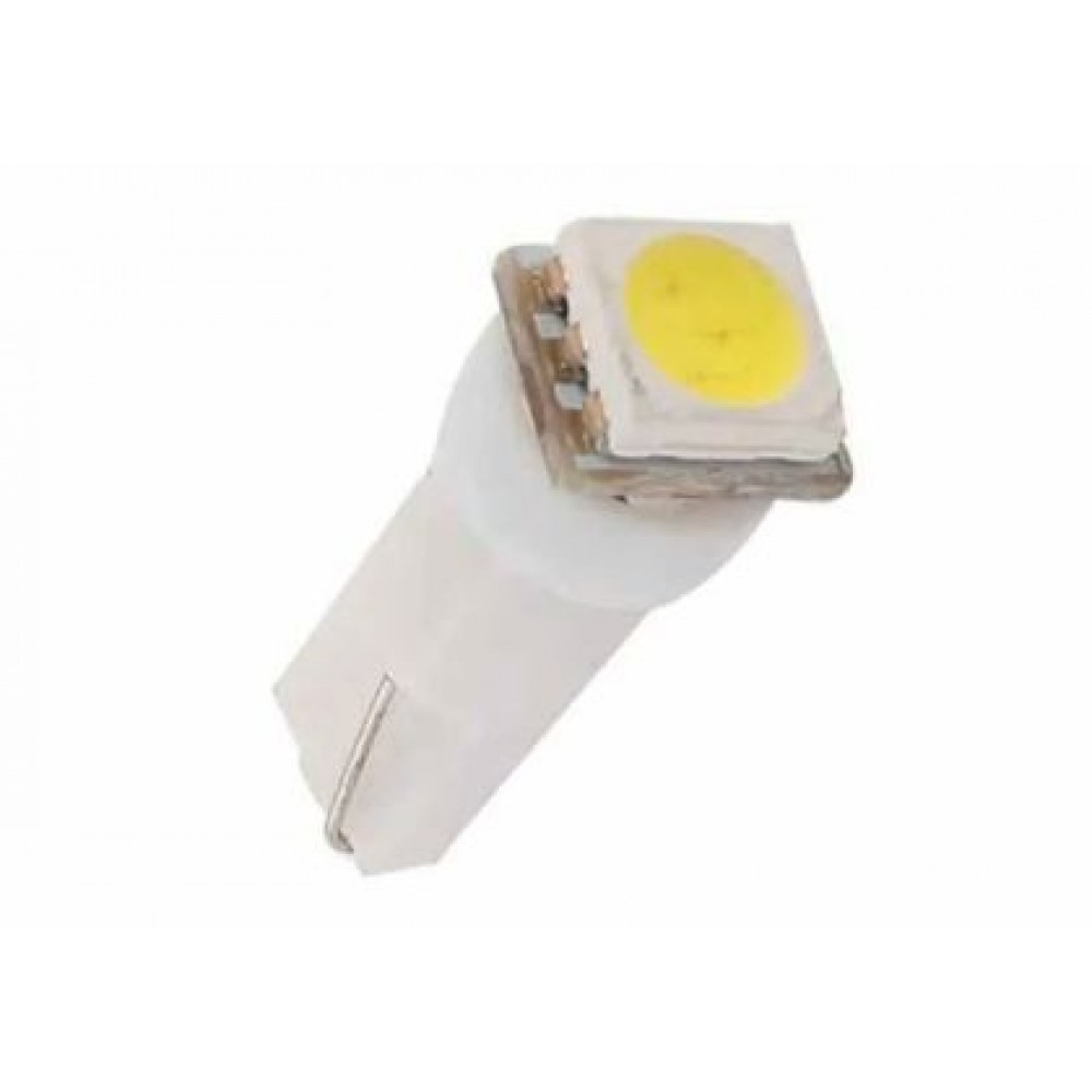Лед крушки тип T5 12V/1,2W бял - с 5050 smd диод