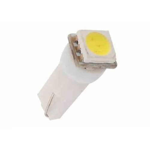 Лед крушки тип T5 12V/1,2W бял - с 5050 smd диод