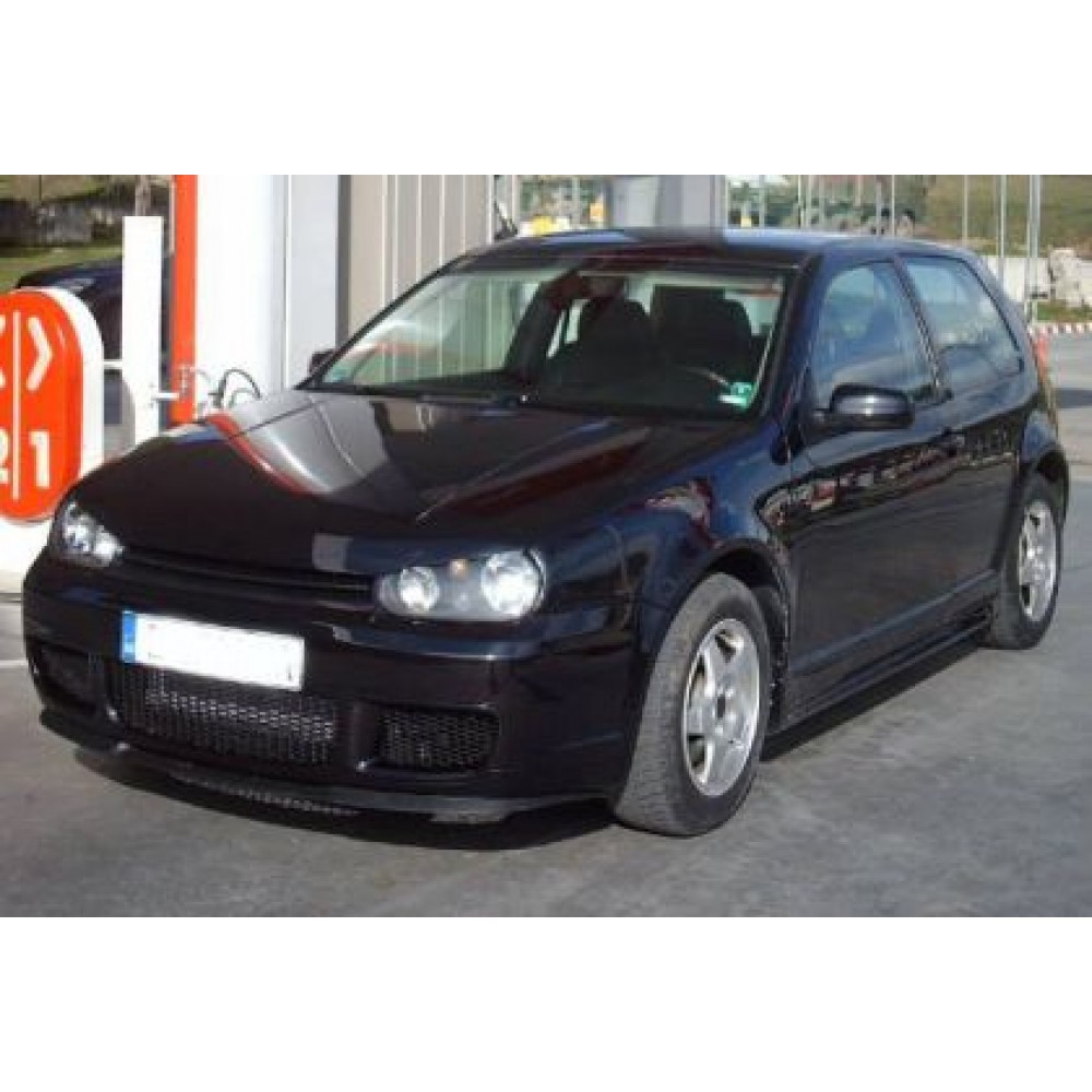 Предна броня за Golf 4 - R32 Дизайн с метални решетки - Jom