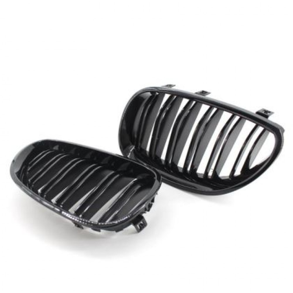 Решетки за  BMW E60 (2003-2010) - Гланц - Пиано дизайн