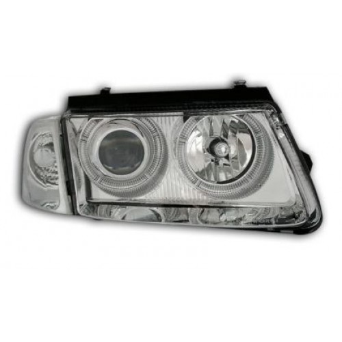 Кристални фарове  Angel Eyes VW PASSAT 3B/ B5 (1997-2000)  - хром