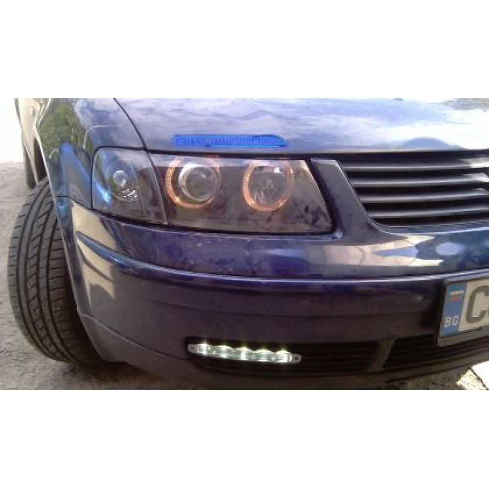 Кристални фарове  Angel Eyes VW PASSAT 3B/ B5 (1997-2000)  - черни