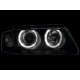 Кристални фарове  Angel Eyes VW PASSAT 3B/ B5 (1997-2000)  - черни