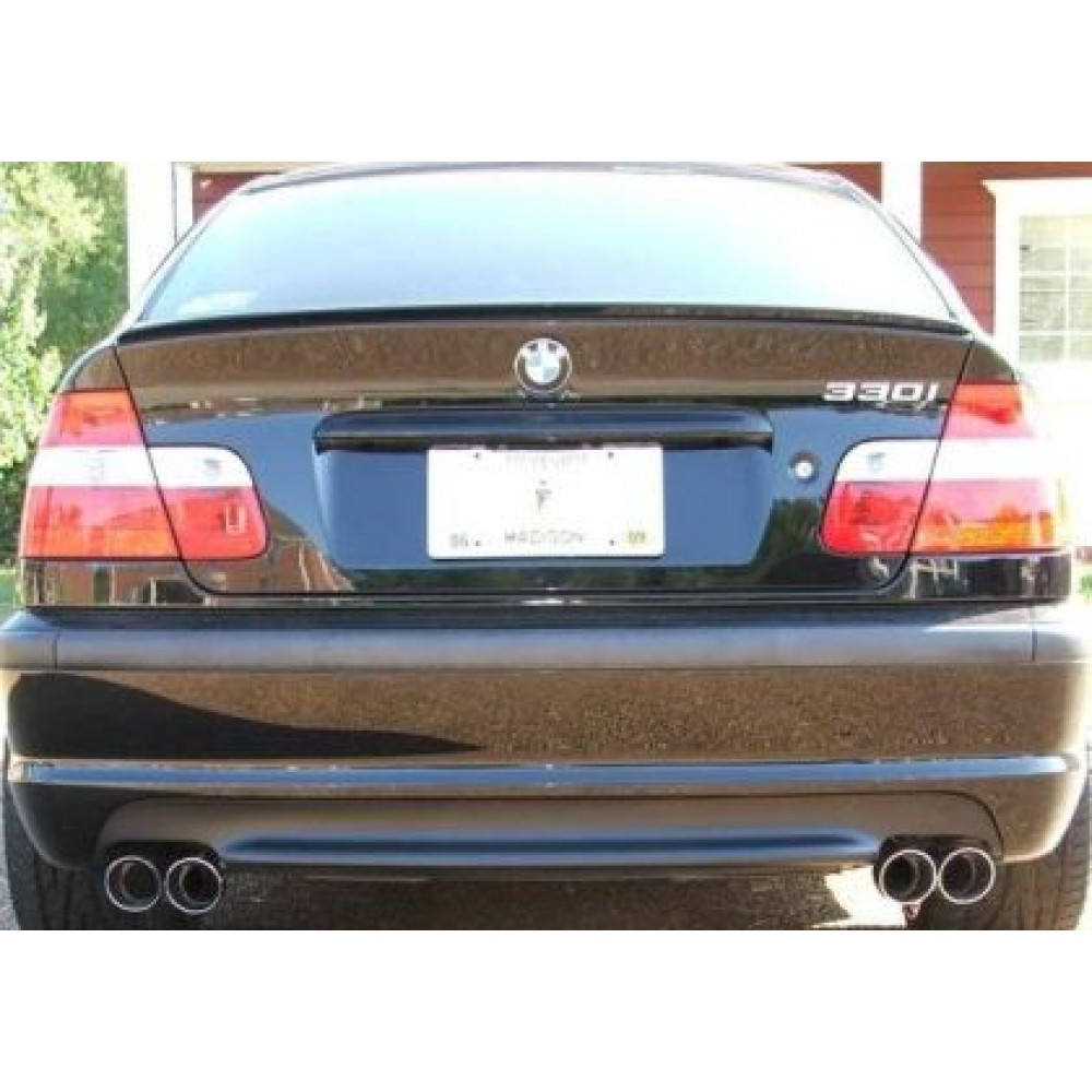 Дифузьор за задна броня за BMW E46 седан (1998-2005) - M-Tech - Двоен