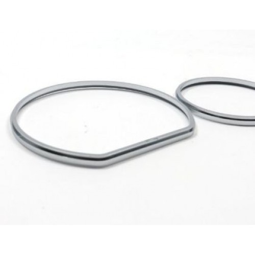 Рингове за табло за Mercedes W208 CLK (99-02) / W210 (99-02) - Silver