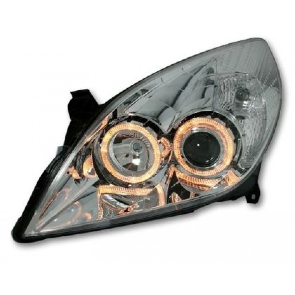 Кристални фарове  OPEL VECTRA C  (05-09) - хром