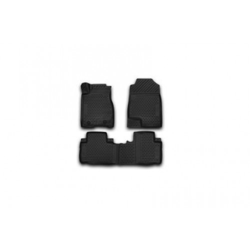 3D Гумени стелки за HAVAL H6 (09/2014+)FWD 4 pcs.