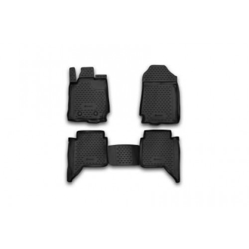 3D Гумени стелки за FORD Ranger 2 doors (2011-2020) 4 pcs.