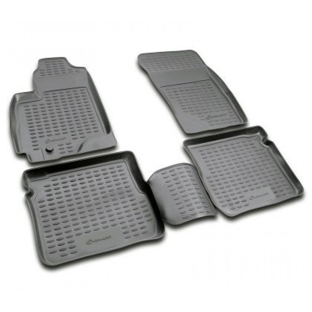 3D Гумени стелки за HYUNDAI Santa Fe I (2000-2006) - 4 pcs.