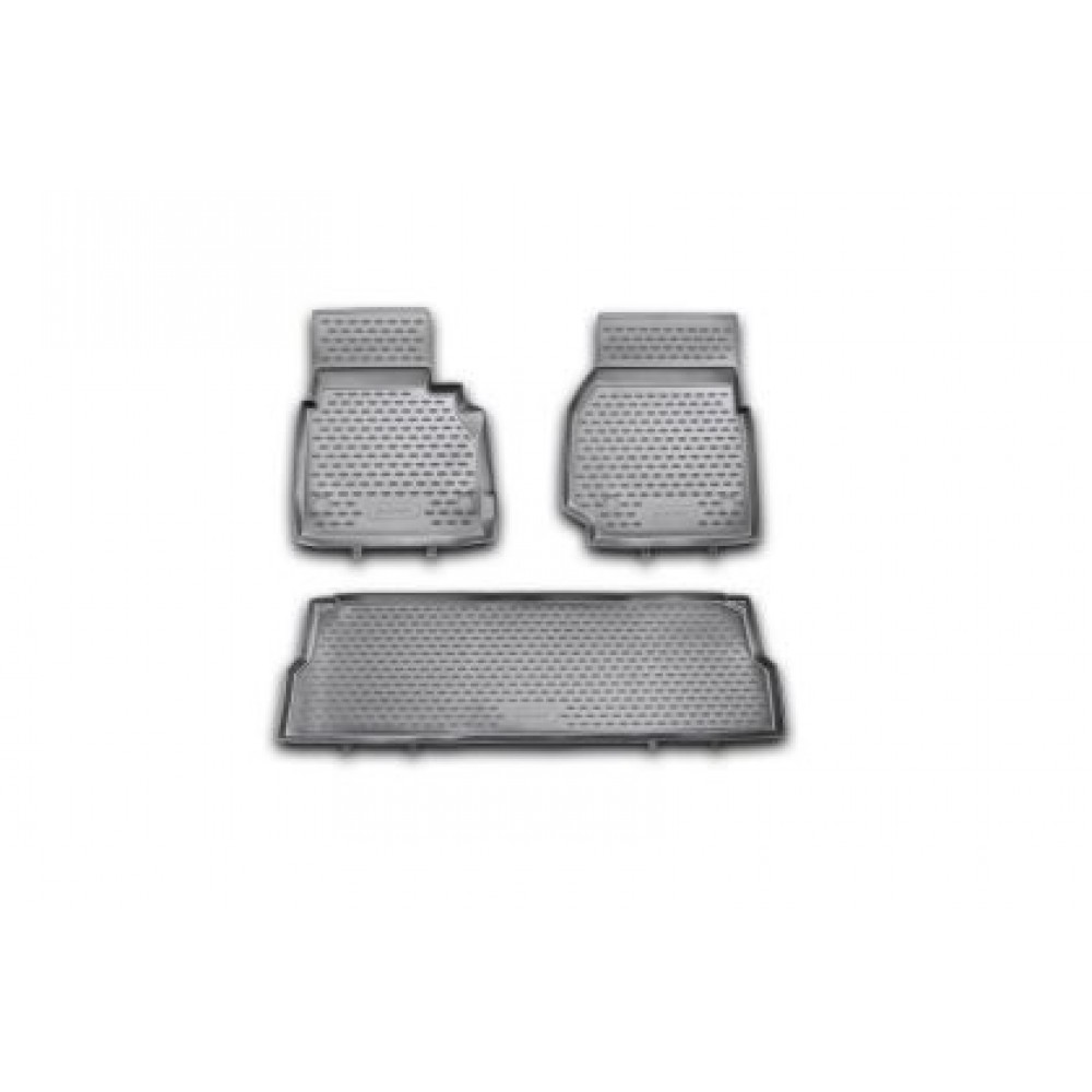 3D Гумени стелки за LAND ROVER Defender 110 5D (2007+) 3 pcs.