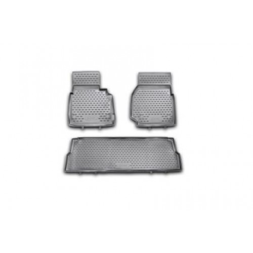 3D Гумени стелки за LAND ROVER Defender 110 5D (2007+) 3 pcs.