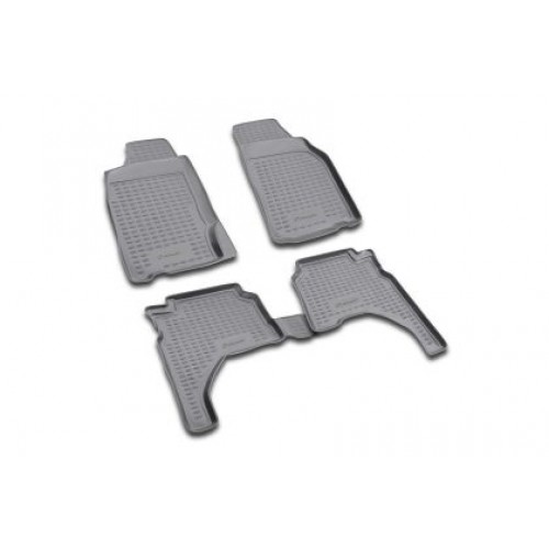 3D Гумени стелки за MITSUBISHI L-200 (1996-2005) 4 pcs.