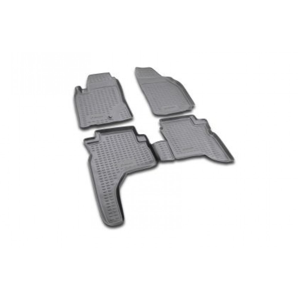 3D Гумени стелки за MITSUBISHI Pajero Sport (1997-2008) 4 pcs.