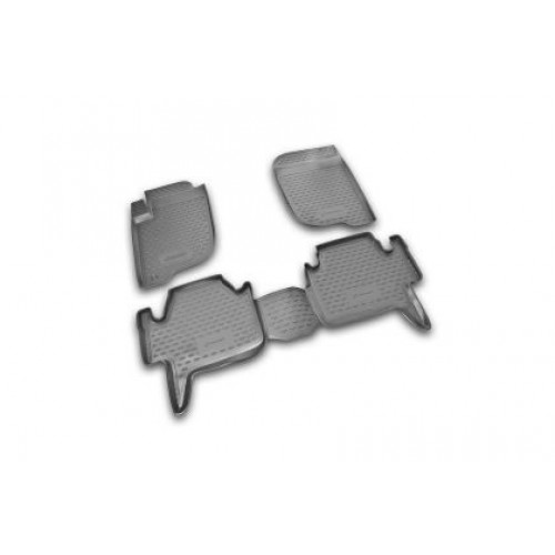 3D Гумени стелки за MITSUBISHI Pajero Sport (2008-2015) - 4 pcs.