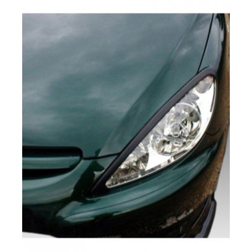 Вежди за фарове за Peugeot 307 (2001-2004) Pre Facelift - черни