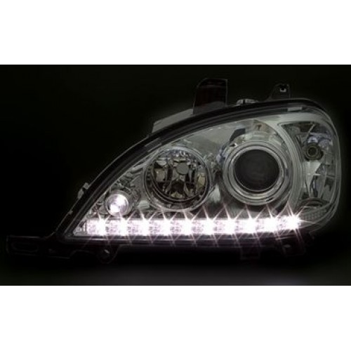 Кристални фарове  Mercedes ML W163  (2002-2005)