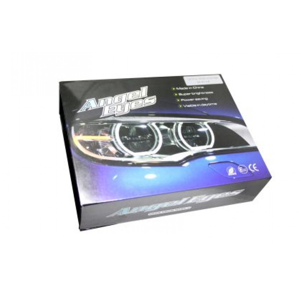 Диодни Ангелски Очи  за BMW E90 - U-Design Crystal бели