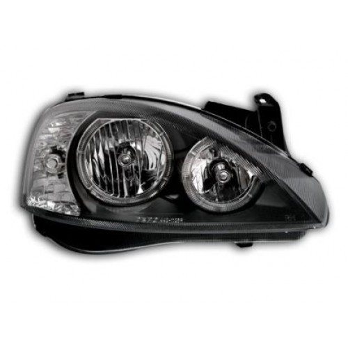 Кристални фарове  OPEL CORSA  C (2001-2006) - черни