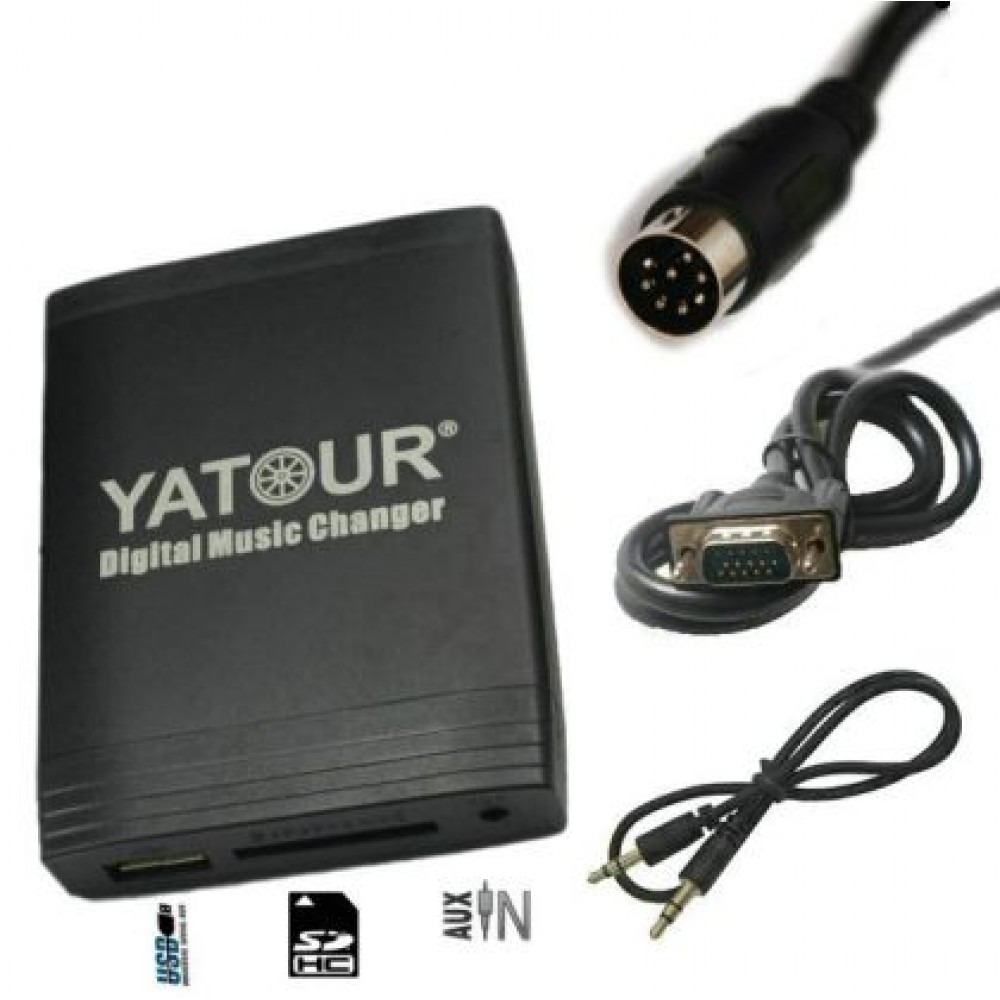 USB / MP3 audio interface с Bluetooth* за VOLVO S40, S60, S80, V40, V70, C70, XC70