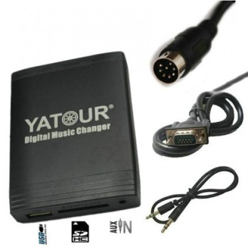 USB / MP3 audio interface с Bluetooth* за VOLVO S40, S60, S80, V40, V70, C70, XC70