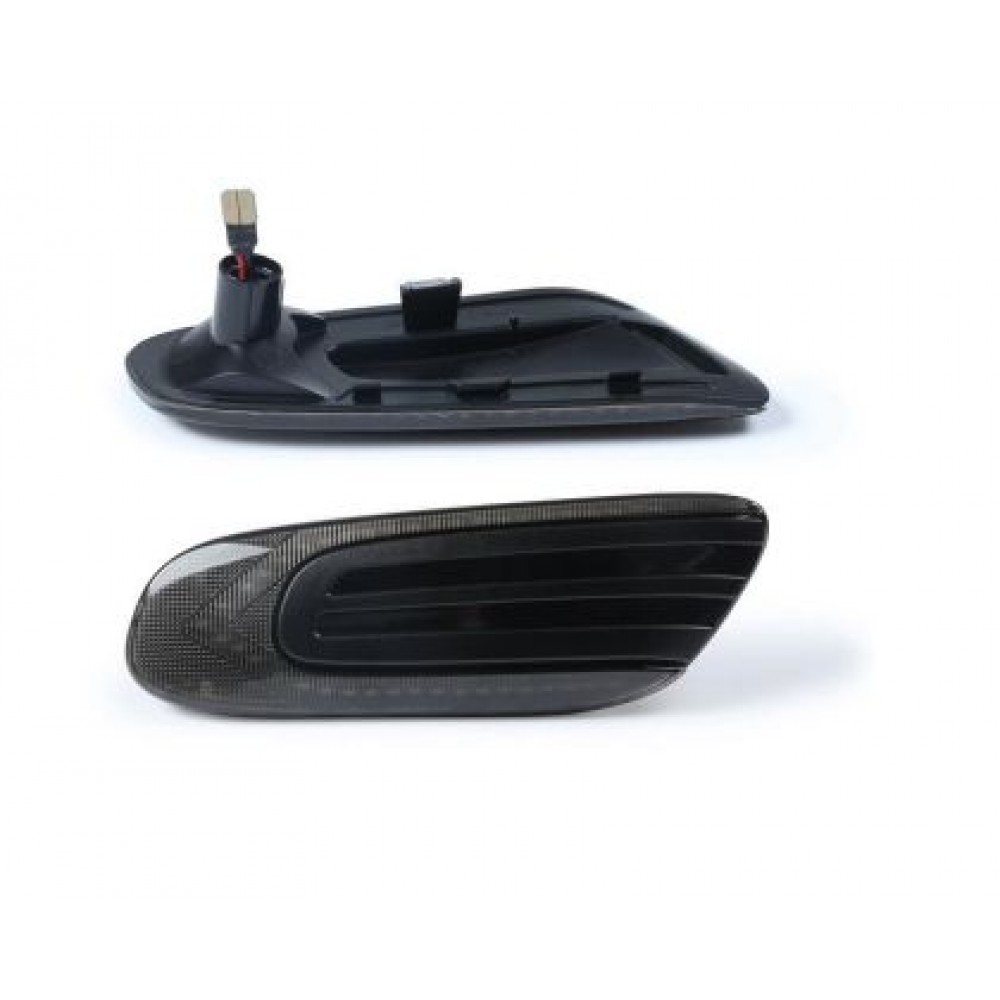 Диодни мигачи за калник за Mini Cooper F55,F56,F57 (2014-2021) - опушени с бягащ мигач