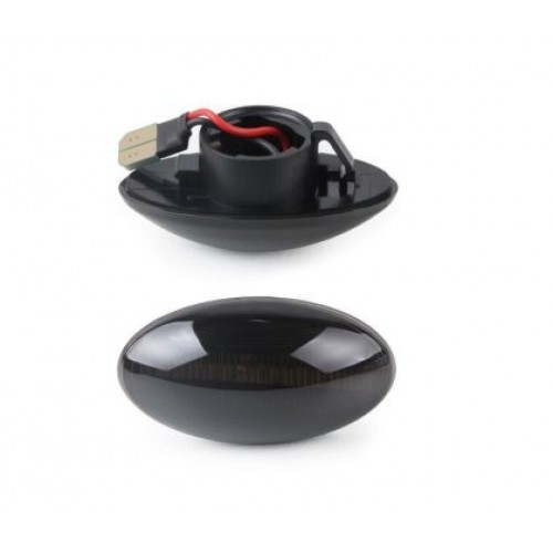 Диодни мигачи за калник за Mini Cooper R50,R52, R53 (2001-2007) - опушени с бягащ мигач