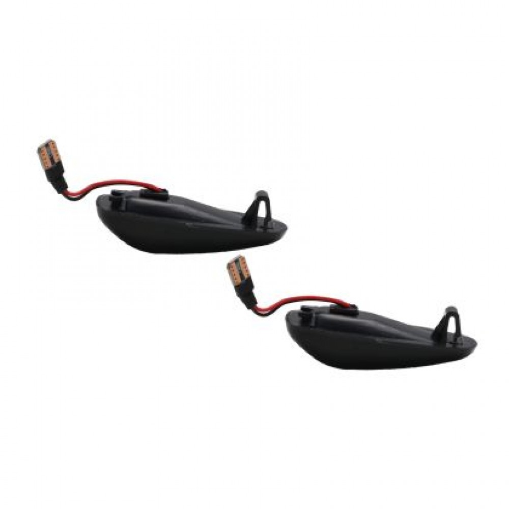 Диодни мигачи за калник за Mercedes W140,W202,W208,W210,Vito,Sprinter (1995-2002) - опушени с бягащ мигач
