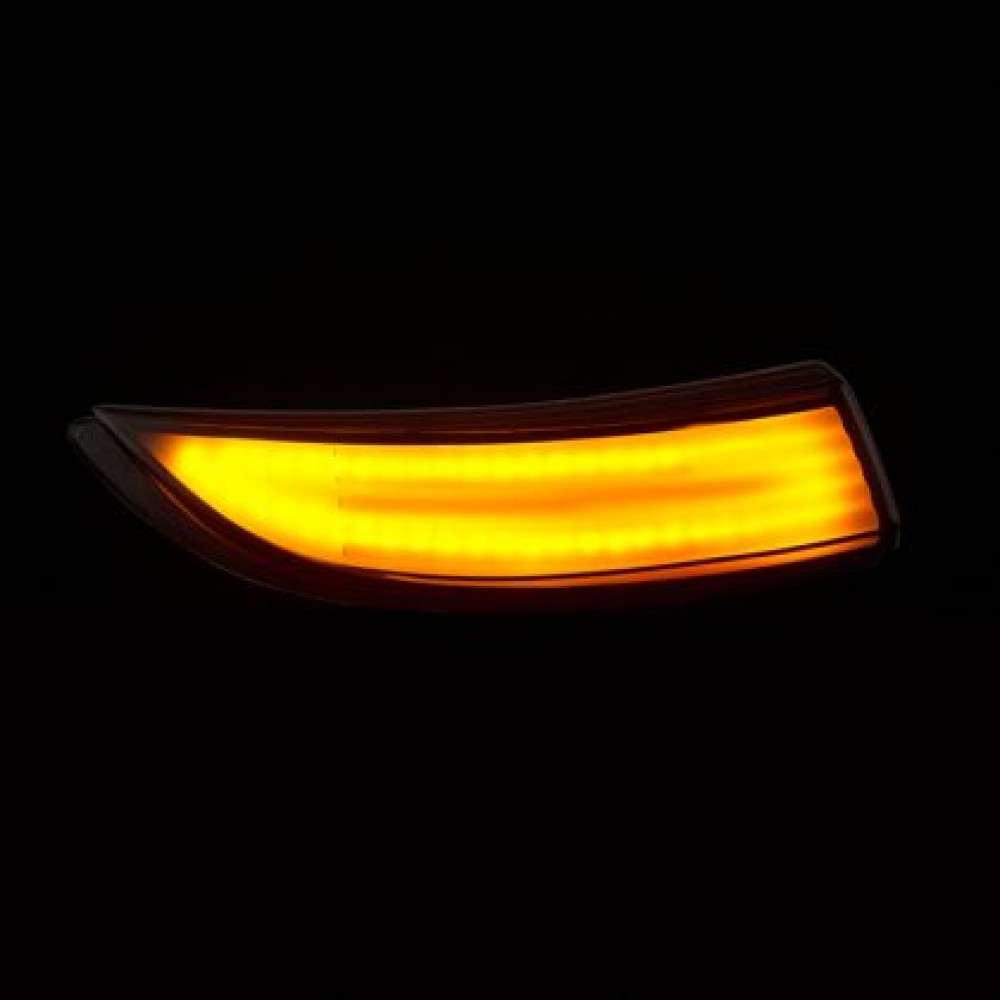 Диодни мигачи за странични огледала за Ford Fiesta (2008-2018), B-Max (2012+) - опушени с бягащ мигач