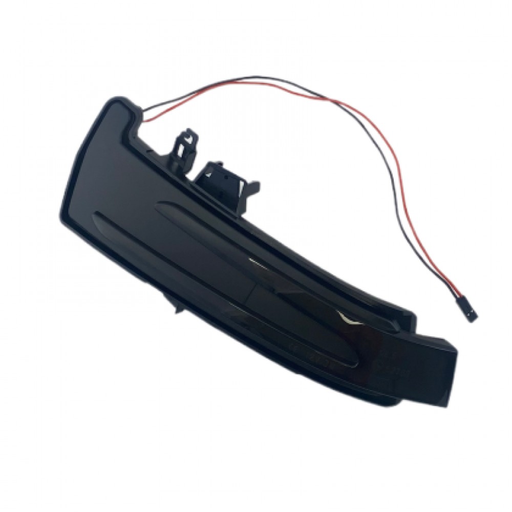 Диодни мигачи за странични огледала за Mercedes A-class W176, B-Class W246, E-Class W212, C-Class W204, CLA, GLA X156, GLK X204, S-Class W221 (2009-2013), CLS W218 (2010-2018) - опушени с бягащ мигач