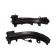 Диодни мигачи за странични огледала за BMW i3, X1 E84, E90, F20, F21, F22, F23, F30, F31, F34, F32, F33, F10, F11, F07, F01, D02, D04 (2011-2019) - опушени с бягащ мигач