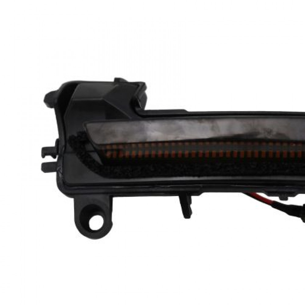 Диодни мигачи за странични огледала за BMW i3, X1 E84, E90, F20, F21, F22, F23, F30, F31, F34, F32, F33, F10, F11, F07, F01, D02, D04 (2011-2019) - опушени с бягащ мигач