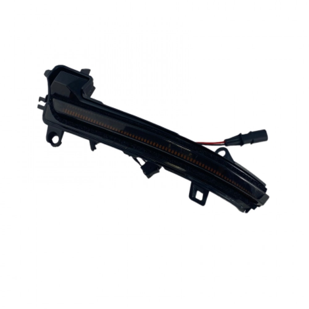 Диодни мигачи за странични огледала за BMW i3, X1 E84, E90, F20, F21, F22, F23, F30, F31, F34, F32, F33, F10, F11, F07, F01, D02, D04 (2011-2019) - опушени с бягащ мигач
