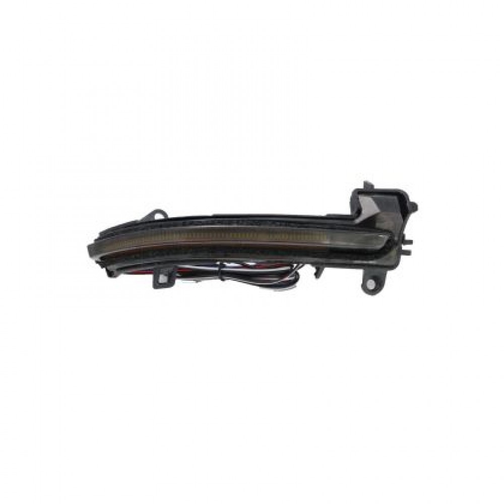 Диодни мигачи за странични огледала за BMW i3, X1 E84, E90, F20, F21, F22, F23, F30, F31, F34, F32, F33, F10, F11, F07, F01, D02, D04 (2011-2019) - опушени с бягащ мигач